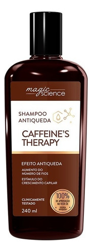 Shampoo Caffeine's Terapy Magic Science tratamento Calvície