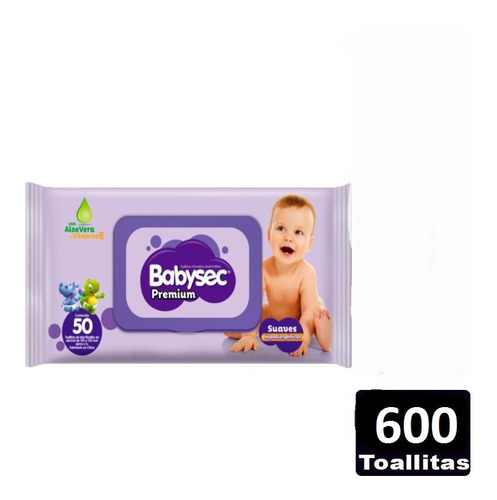 Toallas Babysec Premium X 600 Unidades