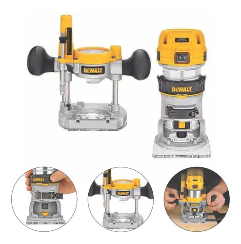 Tupia Router De Coluna E Manual Profissional Dwp611pk Dewalt