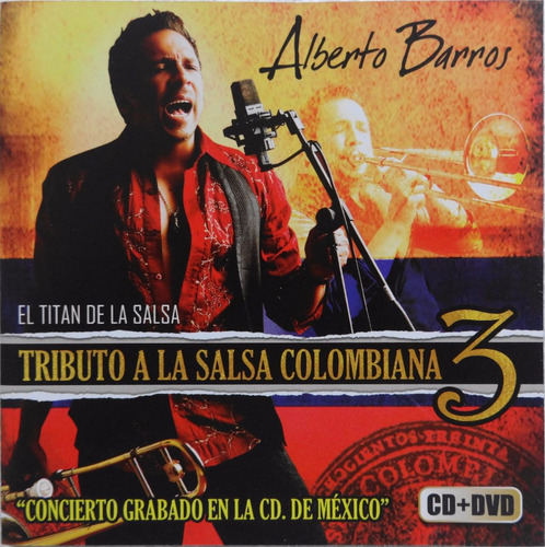 Alberto Barros Tributo A La Salsa Colombiana 3 Cd + Dvd