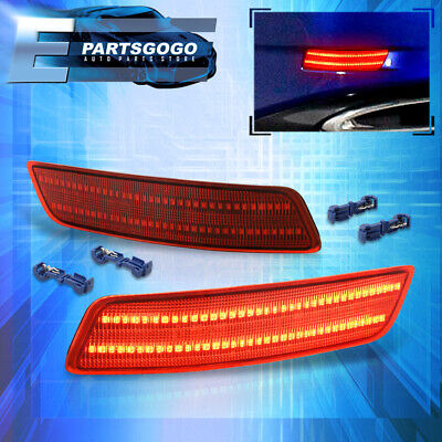For 13-18 Lexus Gs350 Es350 Red Led Rear Bumper Reflecto Aac