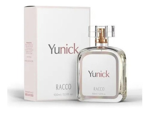 Deo Colonia Feminina Perfume Feminino Yunick Racco Cheiroso Volume da unidade 100 mL