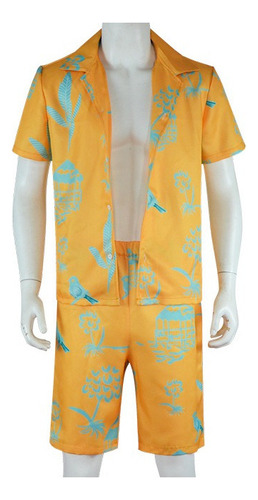 Conjunto De Camisa Y Pantalón Corto A Rayas Para Niños