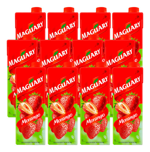 Suco de morango Maguary líquido 1L