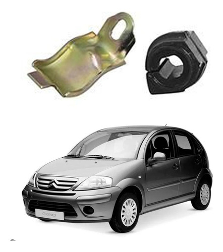 Kit Barra Estabilizadora Diant C3 2003 A 2012 Sampel Sk8308a