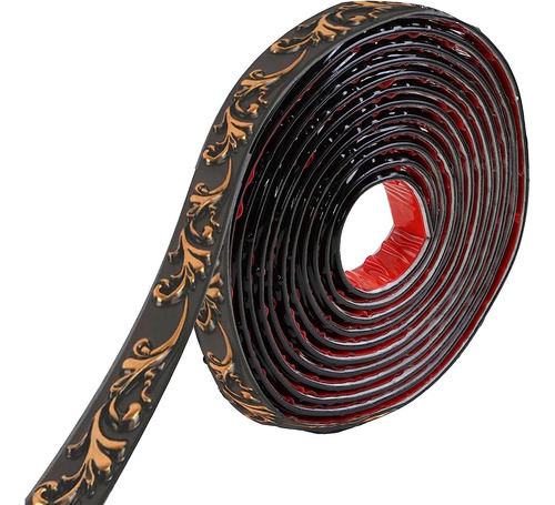 Moldura De Pared Flexible Autoadhesiva, Pegar Y Listo M...