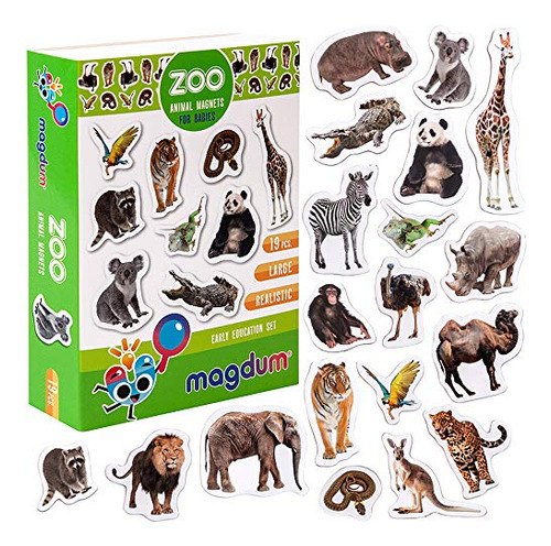 Magdum Zoo Photo Fridge Imanes, Imanes Para Bebés