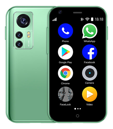 Soyes D18 2,5 Polegadas 3g Dual Sim Android 6.0 Verde