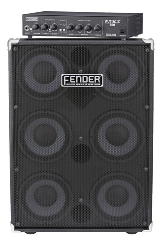 Amplificador De Bajo Fender Cabezal Rumble 350 + Caja 6x10 P
