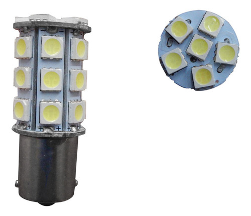 Foco Automotriz De Led 1141 Blanco Con Estrobo 24v Pz Ds