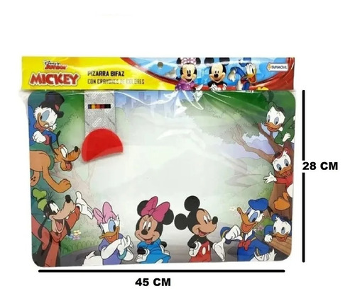 Imagen 2 de 4 de Pizarra Bifaz Mickey Para Dibujar Y Colorear Tapimovil