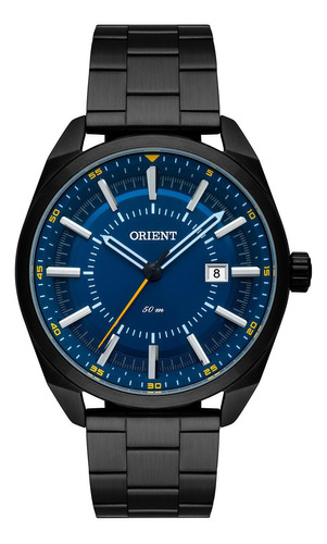 Relógio Masculino Orient Mpss1011 D1px Preto Azul