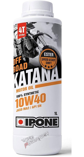 Aceite Motor Ipone Full Power Katana 10w40 100% Off Road