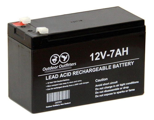Bateria De Gel Recargable 12 Volt 7 Amp Pastores Alarmas Etc