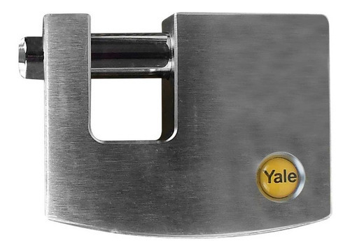 Candado Alta Seguridad Para Cortina Yale Sueca 124-70 Color Gris