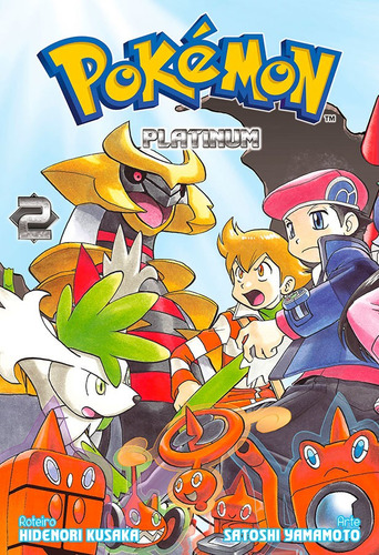 Pokémon Platinum 02, De Hidenori Kusaka. Editorial Panini, Tapa Mole, Edición 2 En Português, 2024