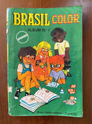 Álbum Figurinhas Brasil Color No. 1 Ed. Saetta 1972 Completo