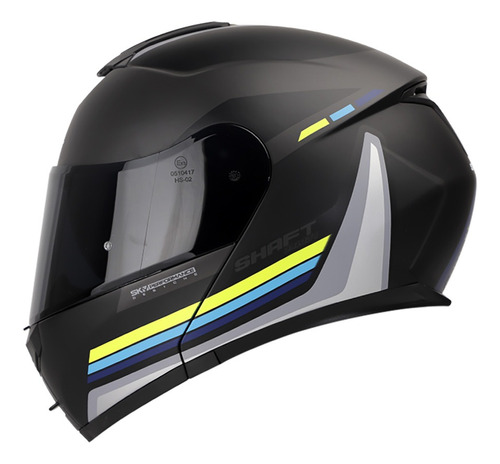 Casco Moto Shaft 3910dv Abatible Sun Visor Norma Europea