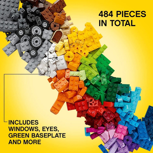 Lego Caja Ladrillo De 484 Fichas Classic 10696 Original
