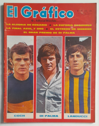 Revista El Grafico 2672 Boca Central Semifinales Nacional 70