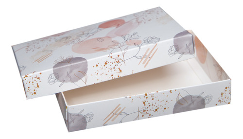 Caja Cr025 Flores Multiuso Packaging Lenceria 16x11x3 X25