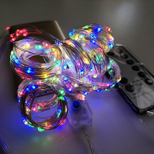 Lámpara De Cortina W Party Decor, 8 Modos, Cadena De Luces U
