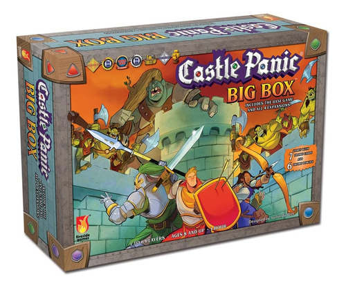 Caja Grande Del Pánico Del Castillo 2e | Juego De Mesa Famil