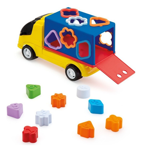 Caminhão Brinquedo Educativo Criança Menina Ou Menino 1 Ano Cor Colors