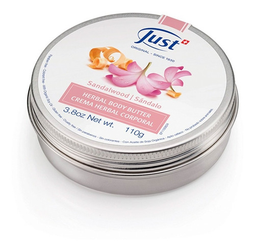 Imagen 1 de 8 de Body Butter Sándalo Swiss Just Producto Sellado Y Original
