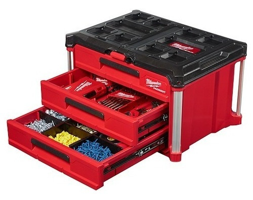 Caja De Herramientas 3 Cajones Packout Milwaukee 48-22-8443