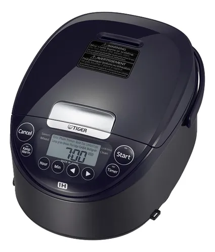 Tiger Jpw-h10u - Olla Arrocera Y Calentador De 5.5 Tazas S. Color Negro Malva