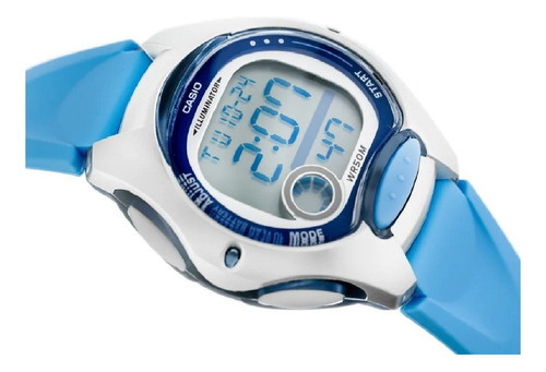 Reloj Casio Lw-203-2a Unisex Deportivo  Azul (pequeño)