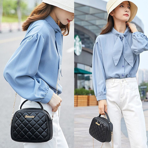 Bolsa Mariconera Moda Mujer Bandolera Cartera Mano Monedero