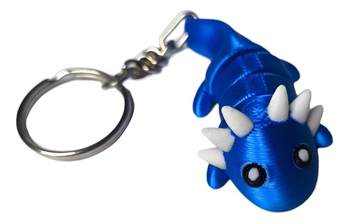 Llaveros Articulados 3d De Animalitos | Modelos Variado Azul Silk