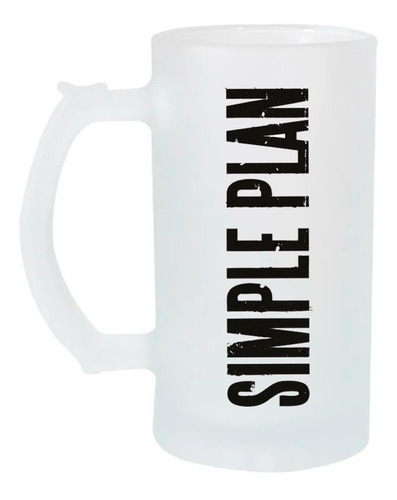 Tarro Cervecero 16oz Simple Plan Punk Rock Pop