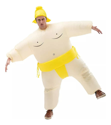 Disfraz Inflable De Luchador De Sumo Fiesta De Halloween