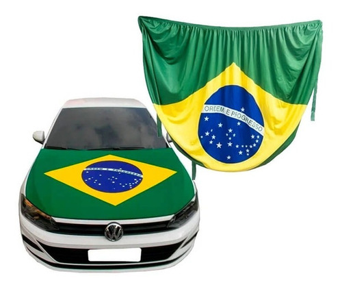 Bandeira Brasileira P/ Capô De Carro Ultima Unid. Aproveite