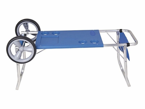Imagen 3 de 6 de Carro Mor Carrito De Playa Aluminio Mesa Sillas Disershop