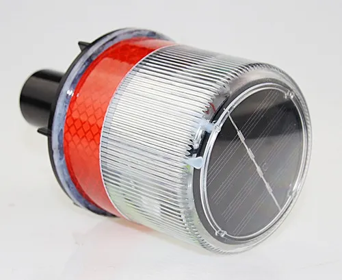 Y Baliza Destellante Solar Led Rojo