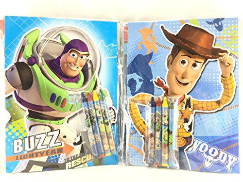 Toy Story.  Juego De 12 Libros Para Colorear