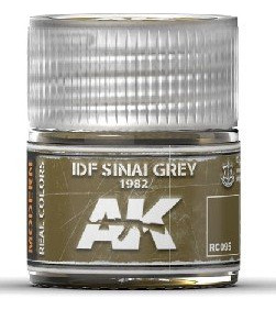 Pintura Acrílica Real Colors: Gris Sinaí Idf 1982 10ml