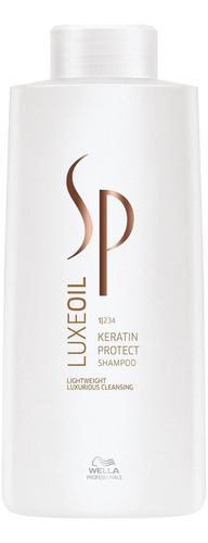 Shampoo Keratina Sp Luxeoil Wella 1 Litro Protege Keratina