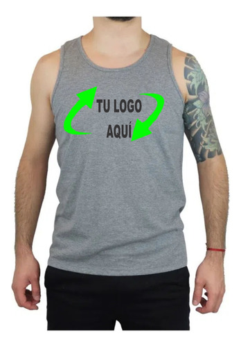 Remeras Musculosa  Personalizadas  Logo Aquí  O Marca 