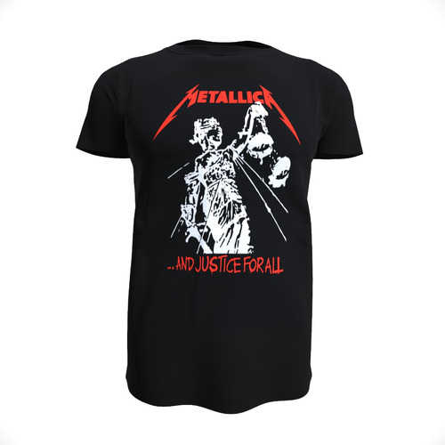 Polera Diseño Metallica - And Justice For All