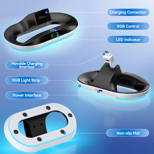 Soporte De Carga Para Ps Portal Remote Player Con Luz Led