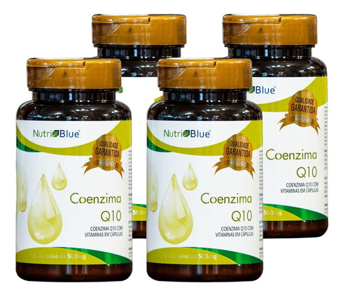 Coenzima Q10 - Nutriblue 60 Cápsulas 500mg 4un