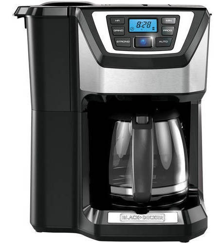 Cafetera Con Molino Programable 12 Tazas Black & Decker