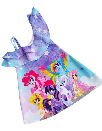 Vestidos Para Niñas Tipo Bata Boleros De My Little Pony - H