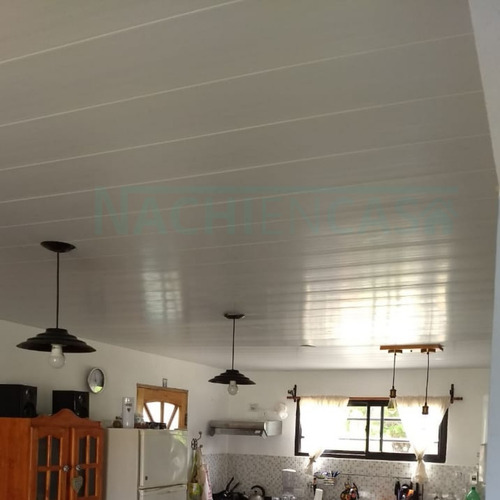 Revestimiento Pvc Antihumedad Cielo Raso Machimbre 200x10mm