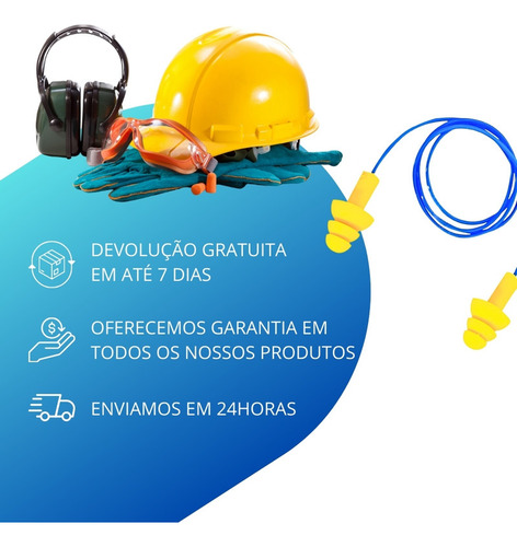 Protetor Auricular Ouvido Redução Ruído 12db Freitas Ca18190